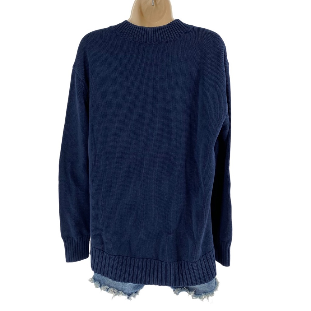 Tuckernuck | Navy Brant Point Crewneck Relaxed Fit Knit Sweater Size S - Picture 5 of 7